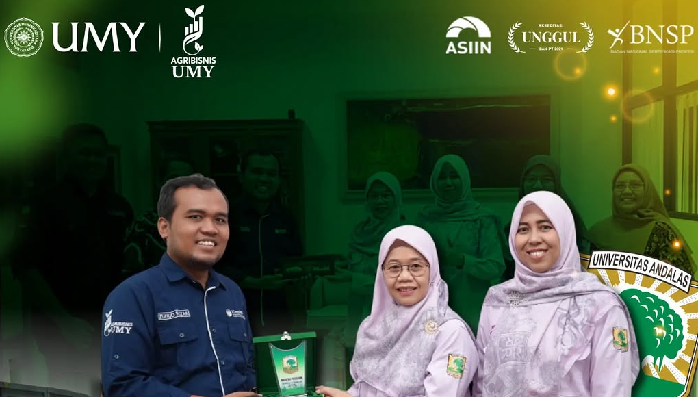 Prodi Agribisnis Unand Lakukan Benchmarking Akreditasi Internasional ASIIN ke Universitas Muhammadiyah Yogyakarta